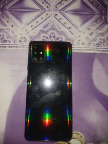 samsung note 10 ekran: Samsung Galaxy A51, 64 GB, rəng - Qara