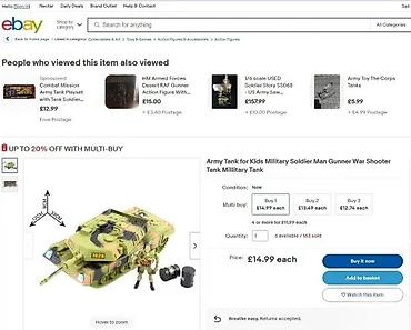 Ostalo: Igračka tenk – vojni model za decu - Realističan dizajn sa — 2