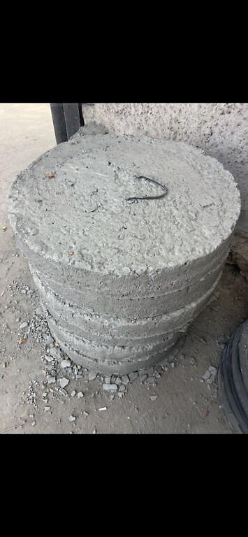 Железобетонные (ЖБИ) кольца для септика: Железобетонное (ЖБИ) кольцо для септика Размер: 110 x 90 x 8 см, Платная установка, В розницу — 22