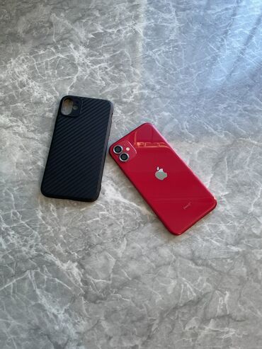 хонор x9c: IPhone 11, 128 ГБ, Красный, Чехол, Кабель, 84 %