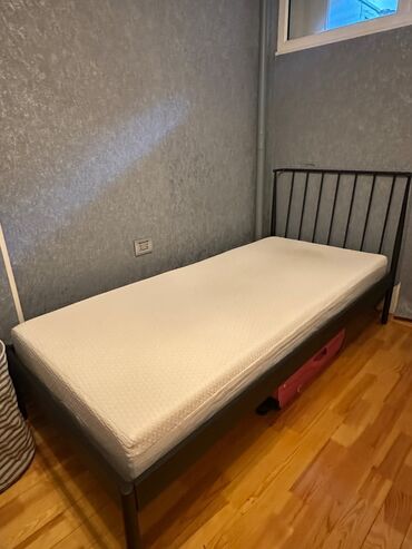 jysk мебель: Yeni, Təknəfərlik çarpayı, Bazasız, Matras ilə