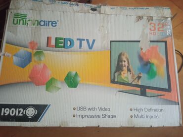 televizor ekran: Yeni Televizor 32" HD (1366x768), Pulsuz çatdırılma