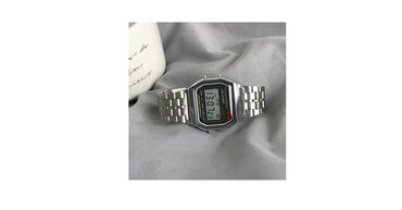 Ručni satovi: Muški digitalni sat sa metalnom narukvicom Prelep muški digitalni sat — 3