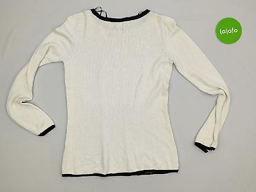 bialy moherowy sweter: Sweter damski, rozmiar S — 3