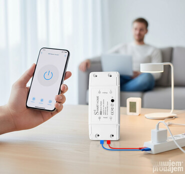 Elektro materijal: Smart Home WiFi Prekidač 10A 2200W (Smart Home TH10A) 🔌 — 1