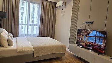 Посуточная аренда квартир: 1 комната, Душевая кабина, Постельное белье, Кондиционер — 5