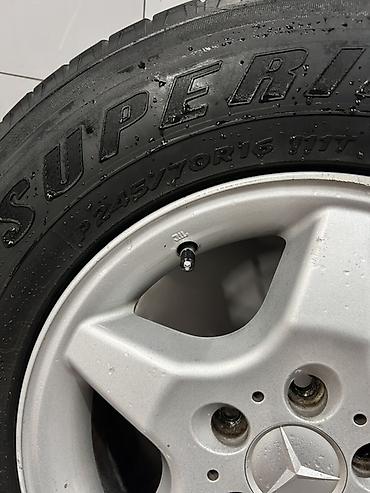 mersedes diskisi: Mercedes-Benz üçün 4 ədəd orijinal yüngül lehimli disk və şin — 5