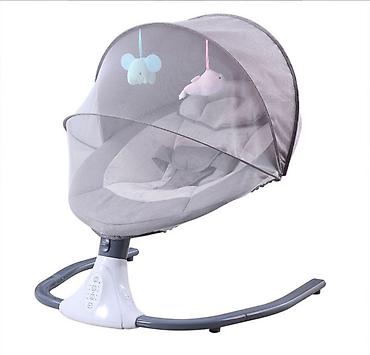 Детские шезлонги: Детский шезлонг, Новый, Электронная, Пластик, цвет - Серый — 7