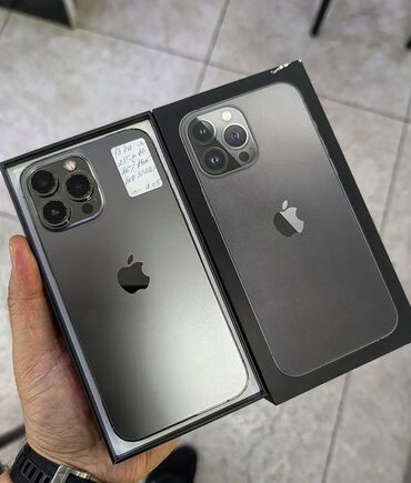 мобильные телефоны поко: IPhone 13 Pro, Жаңы, 128 ГБ, Matte Space Gray, Куту, 88 %