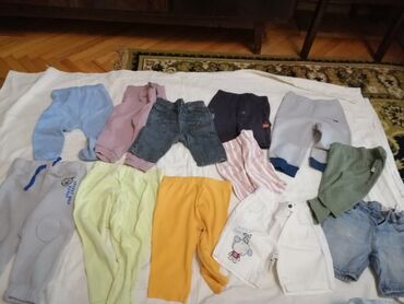 qizlar ucun salvar ve koftalar: Повседневные брюки, Унисекс, 3 - 6 мес., Carters