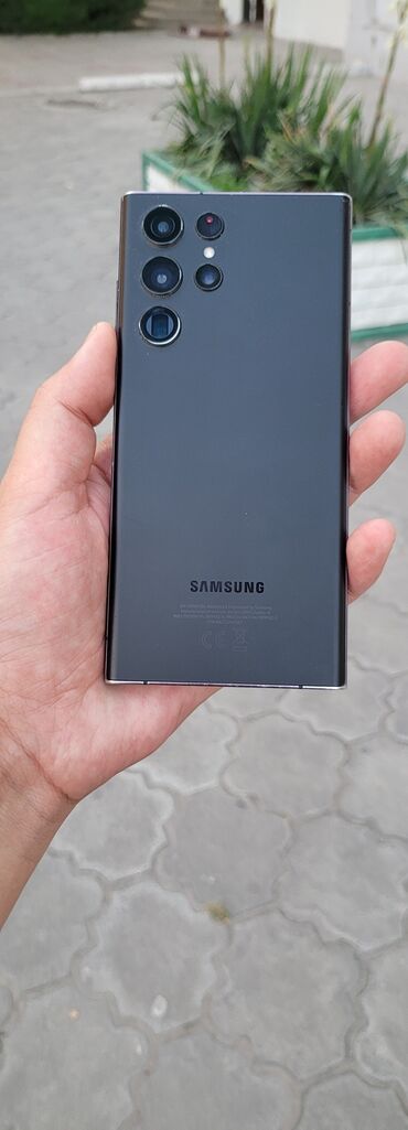 samsun: Samsung Galaxy S22 Ultra, Б/у, 512 ГБ, цвет - Черный, 1 SIM, 2 SIM, eSIM
