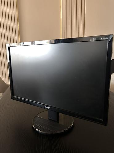 kompüter acer: Acer K222HQL 21.5" LED monitor - Model: K222HQL (etiketdə göstərilib) — 2