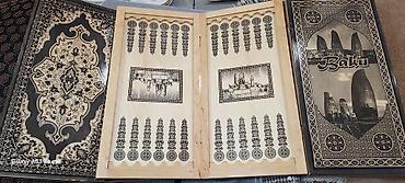 Nərdlər: Taxta nərd–şahmat dəsti - Material: cilalanmış təbii ağac - 2-si — 5