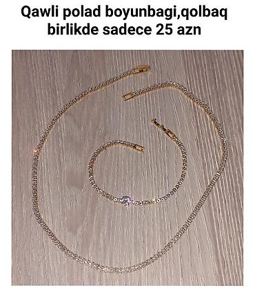 Bijuteriya dəstləri: Zərgərlik aksesuarları seçimi - Xupinq qolbaq: Rus qızılına bənzəyən — 16