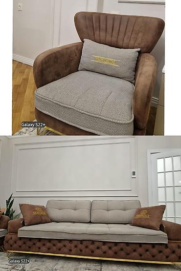 İşlənmiş, Divan, 2 kreslo
