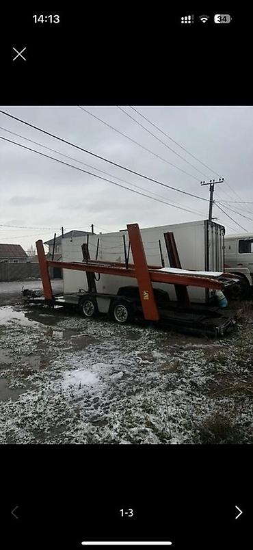автовозные прицепы: Автовоз-прицеп двухъярусный - Двухосный прицеп-автовоз с верхней и — 2