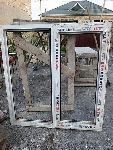 pvc panel satışı: 2 Ədəd 1.27 nin 1.33 ə plastik pəncərə satılır üstdən çıxma bir — 1