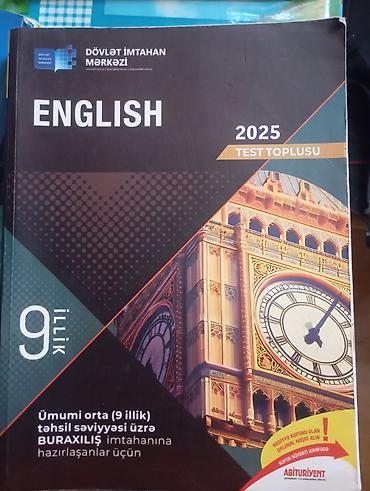 ingilis dili 2025 pdf: Məhsul: “ENGLISH – 2025 Test Toplusu” (DİM) - Təyinat: Ümumi orta (9 — 2