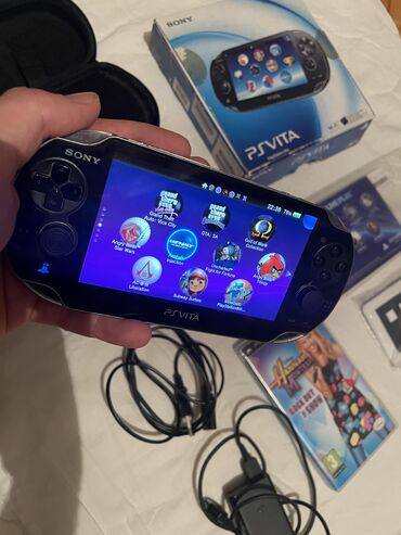 oyun qulaqlıqları: PS Vita Oled ideal vəziyyətdə. Proşifka olunub minlərlə oyun yükləyib