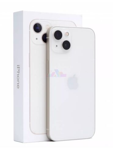 айфон 13 цена бу: IPhone 13, Колдонулган, 128 ГБ, Ак, Куту, 87 %
