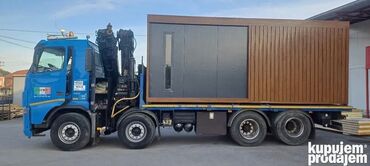 Građevinarstvo i rekonstrukcija: Kamion sa kranom   Duzina krana 25m   Tovarni prostor 6.30 m x 2.5m    — 6