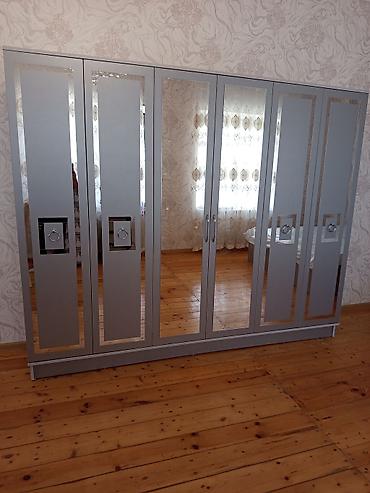 divar skaflari: Yeni, 6 qapı, Güzgülü, Ağ, Açılan, Düz dolab — 2