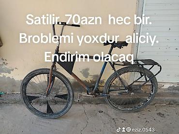 велосипед: Velosiped – şəhər içi və yük daşımağa uyğun, möhkəm çərçivəli model — 1