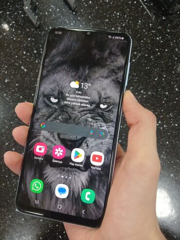 samsung galaxy s7 edge ekrani: Samsung Galaxy A13, 4 GB, rəng - Göy, Barmaq izi, İki sim kartlı, Face ID