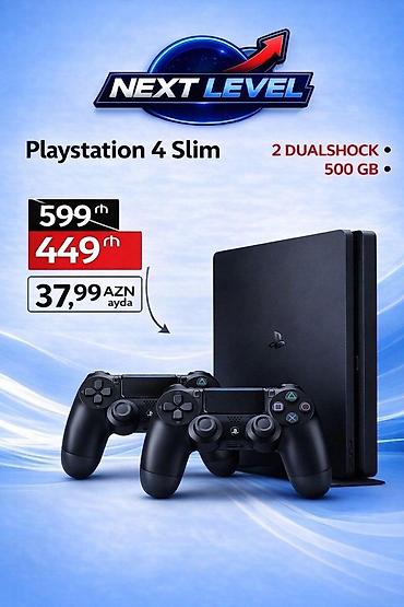 Sony PlayStation 4 Slim 500GB 🎮 PlayStation 4 Slim– 500GB🔥 💥 449 AZN lalafo.az -da Sony PlayStation 4 Slim 500GB 🎮 PlayStation 4 Slim– 500GB🔥 💥 449 AZN