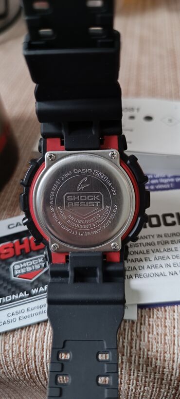 retro casio: Casio G-Shock N.5081 GA -100. Привезён из Германии. Состояние