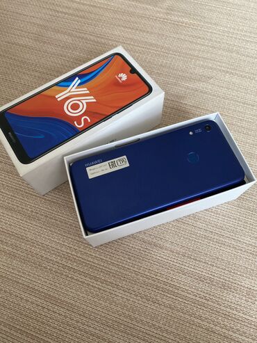 Huawei: Huawei Y6s, Новый, 32 ГБ, цвет - Синий, 2 SIM
