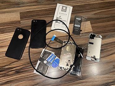 Apple iPhone: IPhone SE, Б/у, 128 ГБ, Space Gray, Защитное стекло, Кабель, Чехол, 100 % — 16