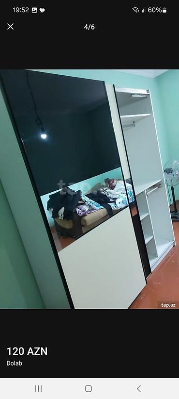 kapron borular: Dolab – sürgülü qapılı - Model: iki sürgülü qapı, bir qapıda böyük — 4