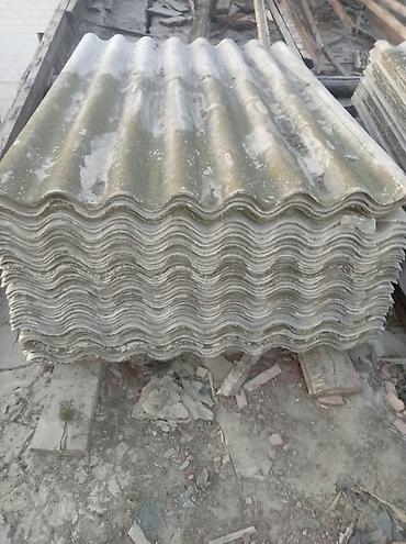 Dalğalı şifer dam örtüyü vərəqləri - Material: dalğalı şifer (sement lalafo.az -da Dalğalı şifer dam örtüyü vərəqləri - Material: dalğalı şifer (sement