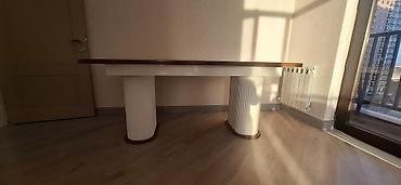 taxta pollar: Yemək/iş masası – klassik-modern dizayn 1.8x1 Açılandan 2.2 m - Forma — 2