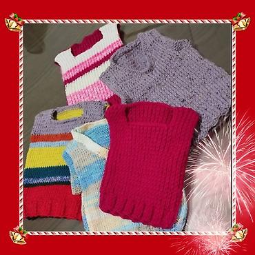 Paketi dečije odeće: Paket 5 prsluka nova dečija sve za 1500 din, ručno pleteni vel 2 — 2