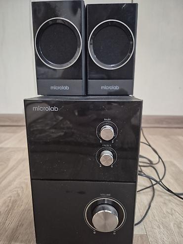 Акустическая система Microlab M-223 (2.1) - Формат: 2.1 — два at lalafo.kg Акустическая система Microlab M-223 (2.1) - Формат: 2.1 — два