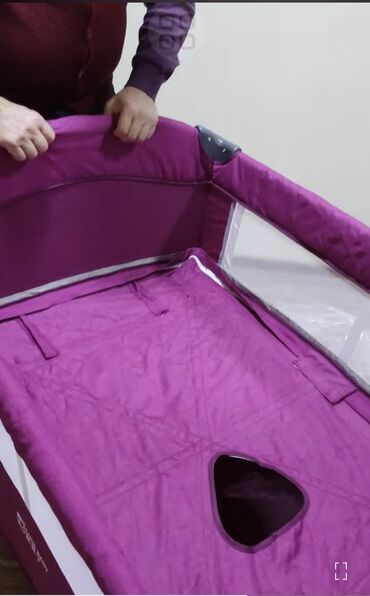 Manejlər: Манеж-кровать Cool Baby в ярком красном цвете - отличный выбор для -da lalafo.az — 3 Manejlər: Манеж-кровать Cool Baby в ярком красном цвете - отличный выбор для — 3