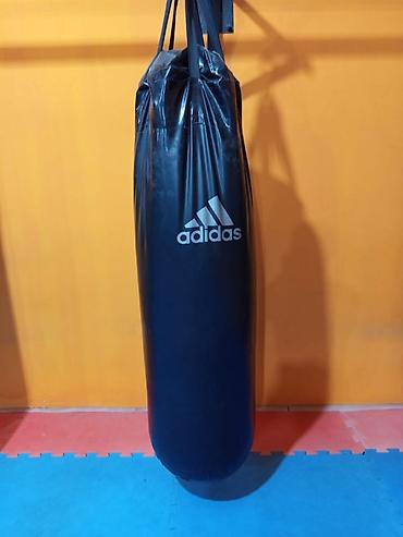 İdman alətləri: Adidas boks kisəsi - Brend: Adidas - Rəng: qara - Asma üçün 4 möhkəm — 1