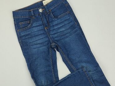 legginsy jeansowe dla dziewczynki: Jeans, Lupilu, 5-6 years, 116, condition - Good