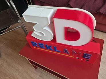 lusteri za dnevnu sobu cena: SVETLEĆA REKLAMA 3D | Svetleća reklama od metala i klirita, ispravna — 5
