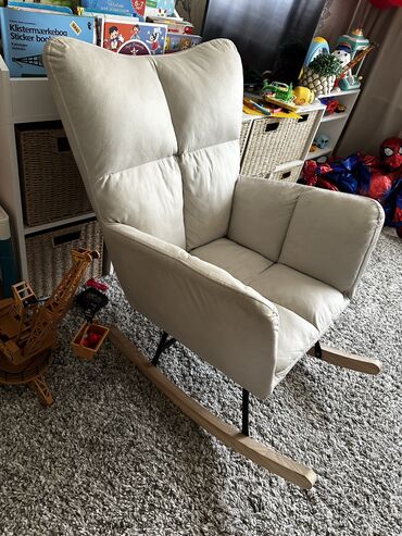 мебель из фанеры: Кресло-качалка, Для зала, Б/у