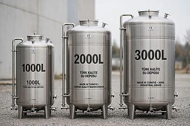 Baklar və çənlər: Bak, Paslanmayan polad, 1000 l l, Yeni, Pulsuz çatdırılma — 4