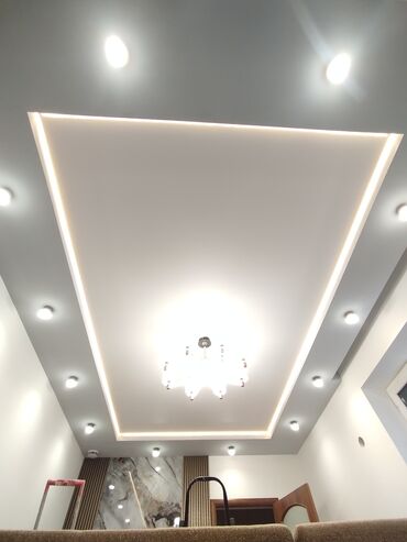 Натяжной потолок: Натяжной потолок Матовое, 3D потолки, Глянцевое Бесплатный замер, Гарантия, Монтаж — 11