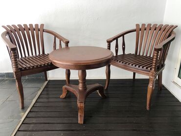 садовые кресла: Комплект садовой мебели, Кресла, Дерево