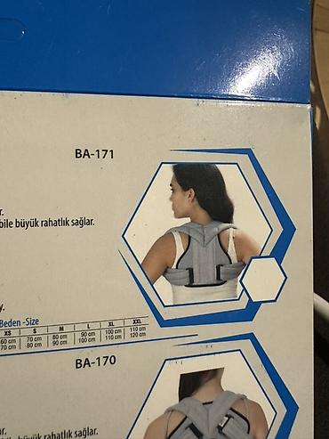 Bandajlar, korsetlər, korrektorlar: Biofix Active – Klavikula Bandajı (BA-170 M), rəng: boz Məhsul növü — 1
