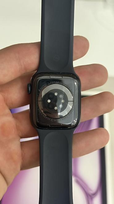 apple watch 46mm: Apple Watch Series 9, 41 мм, алюминий (темный корпус) с черным — 3