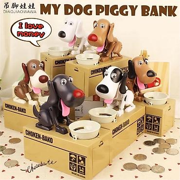uşaq ucun ev: Məhsul: “Choken-Bako” it dizaynlı qəpik qəlibi (My Dog Piggy Bank) — 4