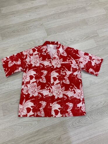 Рубашки: Рубашка, Оверсайз, Гавайский, Китай