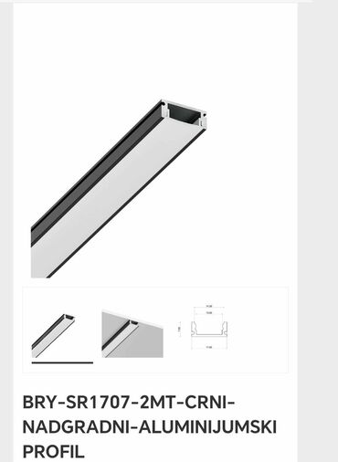 Rasveta: 2m lajsne za led trake — 12